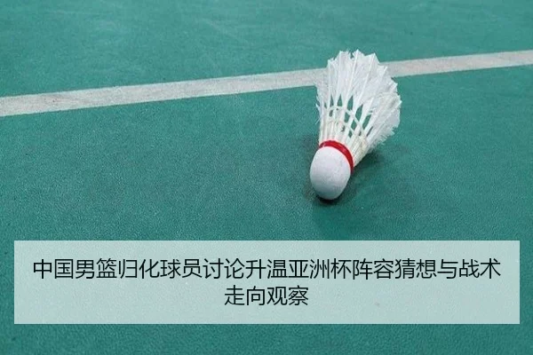 中国男篮归化球员讨论升温亚洲杯阵容猜想与战术走向观察